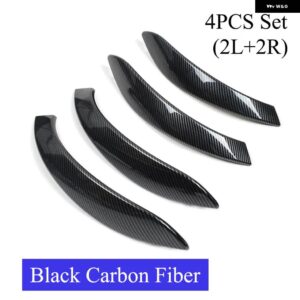 BMW カーボン インテリア ドアハンドル カバー パネルトリム 3 4シリーズ F30 F31 F32 F33 F34 F35 F36 F80 F82 F83 2013-2018 - Carbon　4PCS