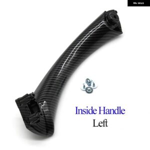 BMW カーボン ドアハンドル パネルハンドルカバー トリム 3シリーズ E90 E91 E92 E93 316I 318I 320I 325I 328I - Left　Inside　Handle