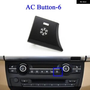BMW ダッシュボード 空調ボリューム AC ベントボタン コントロールキー自動ノブ キャップ X5 X6 E70 E71 E72 2007-2014 64119310445 - Button-6