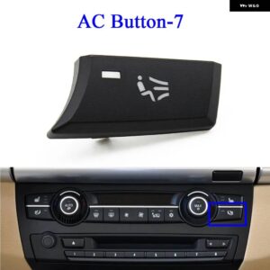 BMW ダッシュボード 空調ボリューム AC ベントボタン コントロールキー自動ノブ キャップ X5 X6 E70 E71 E72 2007-2014 64119310445 - Button-7