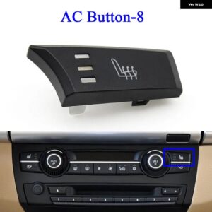 BMW ダッシュボード 空調ボリューム AC ベントボタン コントロールキー自動ノブ キャップ X5 X6 E70 E71 E72 2007-2014 64119310445 - Button-8