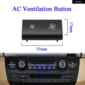 BMW ダッシュボード 空調ボリューム AC ベントボタン コントロールキー自動ノブ キャップ X5 X6 E70 E71 E72 2007-2014 64119310445 - AC Vent Button
