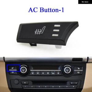 BMW ダッシュボード 空調ボリューム AC ベントボタン コントロールキー自動ノブ キャップ X5 X6 E70 E71 E72 2007-2014 64119310445 - Button-1