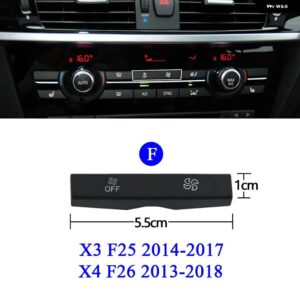 BMW AC ヒーター気候ファン 風量ボタン カバー キャップ 1 2 3 4 X1 X3 X5 X6シリーズ F20 F30 F35 F80 F25 F26 E70 E84 E90 - Model F