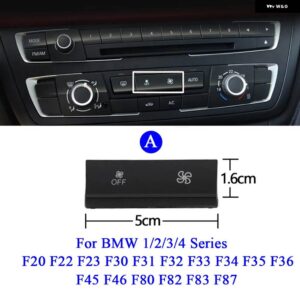 BMW AC ヒーター気候ファン 風量ボタン カバー キャップ 1 2 3 4 X1 X3 X5 X6シリーズ F20 F30 F35 F80 F25 F26 E70 E84 E90 - Model A
