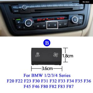 BMW AC ヒーター気候ファン 風量ボタン カバー キャップ 1 2 3 4 X1 X3 X5 X6シリーズ F20 F30 F35 F80 F25 F26 E70 E84 E90 - Model B