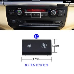 BMW AC ヒーター気候ファン 風量ボタン カバー キャップ 1 2 3 4 X1 X3 X5 X6シリーズ F20 F30 F35 F80 F25 F26 E70 E84 E90 - Model C