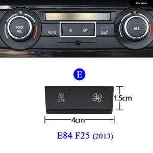 BMW AC ヒーター気候ファン 風量ボタン カバー キャップ 1 2 3 4 X1 X3 X5 X6シリーズ F20 F30 F35 F80 F25 F26 E70 E84 E90 - Model E
