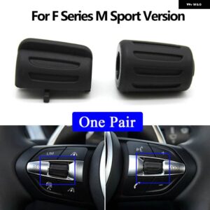 BMW M スポーツステアリング ホイールボタン コントロールノブ カバー 1 2 3 4 5 6 X1 X2 X3 X4 X5 X6シリーズ F10 F11 F30 F06 F25 - 1 Pair