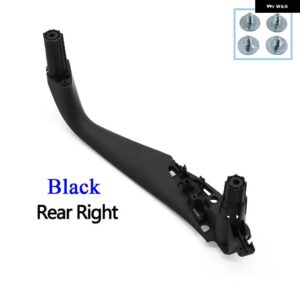 BMW G30 G31 G38 内側 ドアハンドル カバー フロントリア プーラートリム交換 5シリーズ M5 F90 2017-2021 51417438521 - Rear Right Black