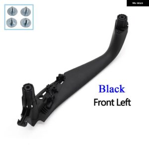 BMW G30 G31 G38 内側 ドアハンドル カバー フロントリア プーラートリム交換 5シリーズ M5 F90 2017-2021 51417438521 - Front Left Black