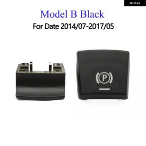 BMW パーキングスイッチ 電子自動ハンド ブレーキ H ボタン 交換 5 7 X3 X4 X5 X6 Fシリーズ F01 F02 F10 F18 F12 F15 F25 - B Black