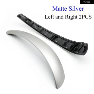 BMW インテリア ドアプル ハンドルカバー ドアハンドル 交換 1シリーズ E81 E82 E87 E88 38991 - Matte Silver Set