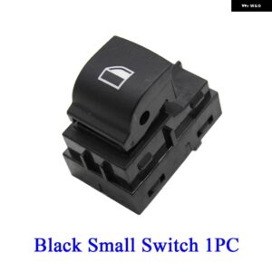 BMW ブラックマスターパワーウィンドウ リフトボタン 電気リフター制御スイッチ 3 5 7 X5 X6 F30 F35 F25 F26 F10 F18 F01 F02 - Small Switch Black