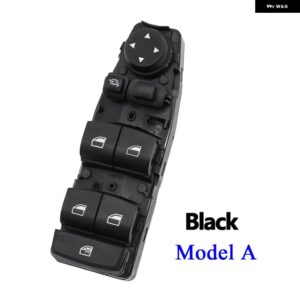 BMW ブラックマスターパワーウィンドウ リフトボタン 電気リフター制御スイッチ 3 5 7 X5 X6 F30 F35 F25 F26 F10 F18 F01 F02 - Model A Black