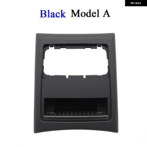 BMW インテリア ブラックベージュリア AC エアベントグリル 外枠灰皿カバー トリム交換 3シリーズ E90 E91 2005-2012 - black　model　a