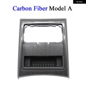 BMW インテリア ブラックベージュリア AC エアベントグリル 外枠灰皿カバー トリム交換 3シリーズ E90 E91 2005-2012 - carbon　model　a