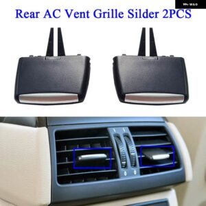 BMW カーフロントリア エア AC ベントグリル アウトレット スライダータブクリップ リペア キット X5 X6 E70 E71 39387 - Rear 2pcs