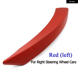 BMW 黒赤ベージュカーボン車内助手席 ドアプル ハンドルアウターカバー トリム交換 Z4 E89 2009-2016 - RHD Red Left