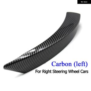BMW 黒赤ベージュカーボン車内助手席 ドアプル ハンドルアウターカバー トリム交換 Z4 E89 2009-2016 - RHD Carbon Left