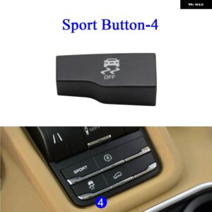 ポルシェ フロントコンソール ドライブモード サスペンション スポーツボタン センタートラクションコントロールスイッチ カイエン 7P5 2010- - Sport Button - 4