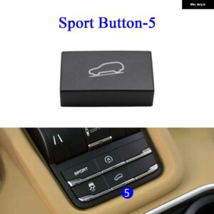 ポルシェ フロントコンソール ドライブモード サスペンション スポーツボタン センタートラクションコントロールスイッチ カイエン 7P5 2010- - Sport Button -5