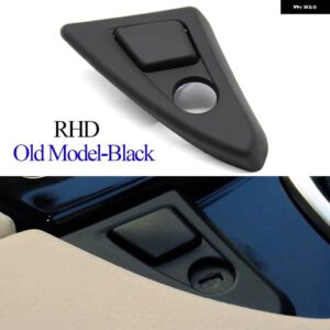 BMW RHD 車内フロントセンターコンソール パネル アームレスト ボックス スイッチ ボタン カバー 5シリーズ F10 F11 520 523 525 2011-2017 - RHD Old Model-Black