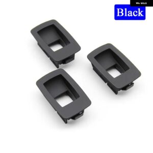 BMW フロントリア PAASENGER ドアウィンドウ スイッチ 3個 カバー パネルの交換 3シリーズ E90 E91 316 318 320 325 328I 2004-2012 - Black 3pcs