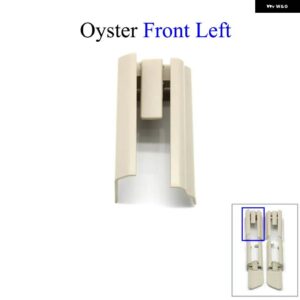 BMW インテリア シート スライド トラック レール カバー パネルトリム 7シリーズ G11 G12 2015-19 - Oyster Front Left