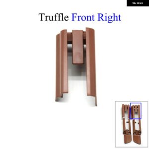 BMW インテリア シート スライド トラック レール カバー パネルトリム 7シリーズ G11 G12 2015-19 - Truffle Front Right