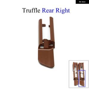 BMW インテリア シート スライド トラック レール カバー パネルトリム 7シリーズ G11 G12 2015-19 - Truffle Rear Right