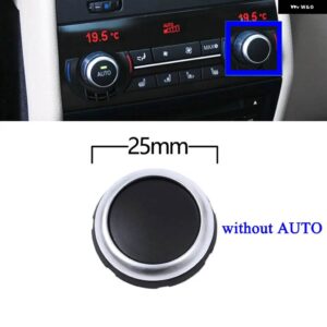 BMW フロントリア エアコン AC 温度調整ロータリーノブ 制御ボタン の交換 5 6 7シリーズ F10 F06 F12 F07 F01 - Without AUTO
