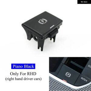 BMW 黒ハンド ブレーキ パーキング ブレーキ ボタン スイッチ カバー交換 3 Z4 X5 X6 G20 G29 F40 F44 G01 G02 G05 G06 G07 G08 F97 - RHD Piano Black