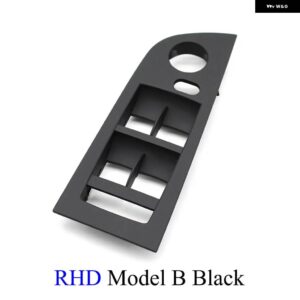 BMW LHD RHD 車マスターウィンドウ リフトスイッチ パネルインナーブラック アームレスト カバー交換 3シリーズ E90 E91 316 318 320 325 328I - RHD B Black