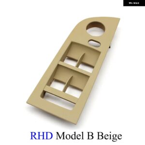 BMW LHD RHD 車マスターウィンドウ リフトスイッチ パネルインナーブラック アームレスト カバー交換 3シリーズ E90 E91 316 318 320 325 328I - RHD B Beige