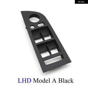 BMW LHD RHD 車マスターウィンドウ リフトスイッチ パネルインナーブラック アームレスト カバー交換 3シリーズ E90 E91 316 318 320 325 328I - LHD A Black