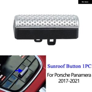 ポルシェ コンソール エアコン AC 温度制御ボタン サンルーフスイッチ プッシュ交換 カイエン パナメーラ 2017-2021 - Sunroof Button