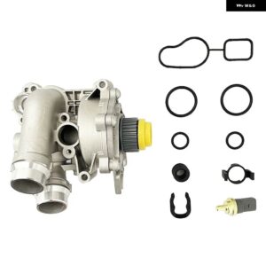 アウディ アルミ サーモスタット エンジン ウォーターポンプ リペア 06H121026DD 06H121026CD A3 A4 Q5 TT VW CC ティグアン ジェッタ ゴルフ GTI - aluminium