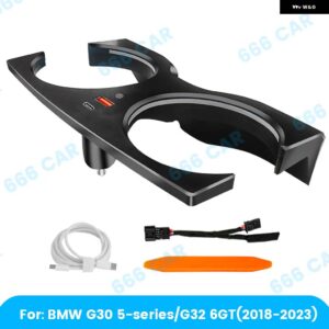 BMW LED スピーカー カバー ランプ G30 5シリーズ 11色 RGB ツイーターミッドレンジハイファイ音楽 ステレオ ホーン 周囲光飾る - g30　cup　holder　light