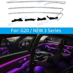 BMW 11色 LED アンビエントライト G20 3シリーズ インテリア インパネサドル 装飾 ランプ RGB リペア - door　contour　light, Aftermarket　11　color