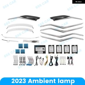 BMW 11色 LED アンビエントライト G20 3シリーズ インテリア インパネサドル 装飾 ランプ RGB リペア - 2023　ambient　lamp, Aftermarket　11　color