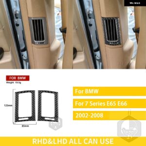 BMW 7シリーズ E65 E66 37469 カーボン インテリア ドアエア アウトレット トリム ステッカー セット - 30