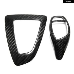 BMW カーボン F20 F22 F23 F30 F10 F34 GT F32 F33 F34 X5 F15 X6 F16 X3 F25 X4 コンソール ギアノブ シフトパネルカバー トリム - b　rhd