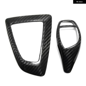 BMW カーボン F20 F22 F23 F30 F10 F34 GT F32 F33 F34 X5 F15 X6 F16 X3 F25 X4 コンソール ギアノブ シフトパネルカバー トリム - b　lhd