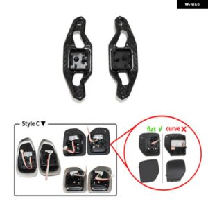 アウディ URUS スタイルパドル シフター延長 A3 S3 RS3 A4 B9 S4 RS4 A5 S5 RS5 A6 S6 A7 A8 S8 Q3 Q5 Q7 RS6 C7 C8 RS7 TT TTRS R8 - C-Carbon fiber