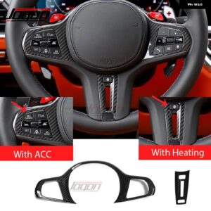 BMW G30 G32 G42 G14 G01 G02 G05 G06 G07 G20 G22 G26 F90 F98 X3M ステアリング ホイールカバー ボタン フレームトリム ステッカー 装飾 - type　f