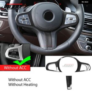 BMW G30 G32 G42 G14 G01 G02 G05 G06 G07 G20 G22 G26 F90 F98 X3M ステアリング ホイールカバー ボタン フレームトリム ステッカー 装飾 - type　a