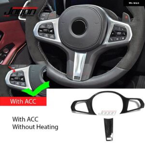 BMW G30 G32 G42 G14 G01 G02 G05 G06 G07 G20 G22 G26 F90 F98 X3M ステアリング ホイールカバー ボタン フレームトリム ステッカー 装飾 - type　c