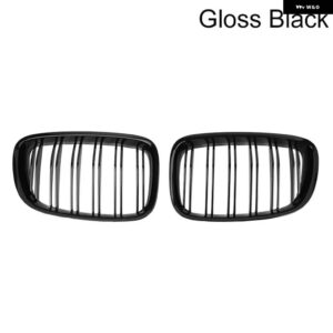 BMW PULLECO 5シリーズ GT F07 520 528 530 535 550 車フロントグリル バンパー フードキドニーグリル レーシング グリル 10-16 - Gloss　Black