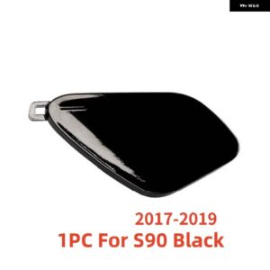ボルボ フロントバンパー トレーラー牽引フックキャップ S60 V60 2014-2017 S90 V90 2017-2019 - For　S90　Black　17-19